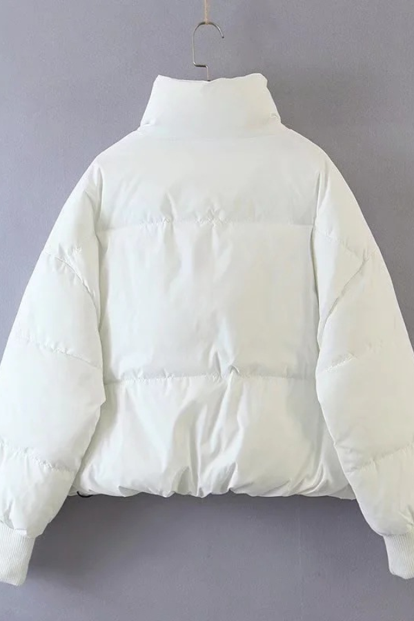 Lune London | Collars Zipper Pocket Thick Warm Cotton Jacket