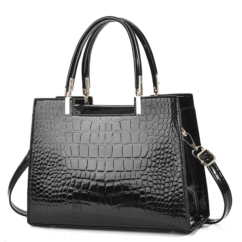Lune London | Handbag Made Of Shiny Crocodile