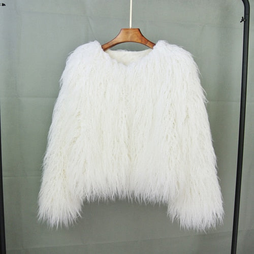 Lune London | Elegant Warmer Faux Fur Coat for Autumn and Winter