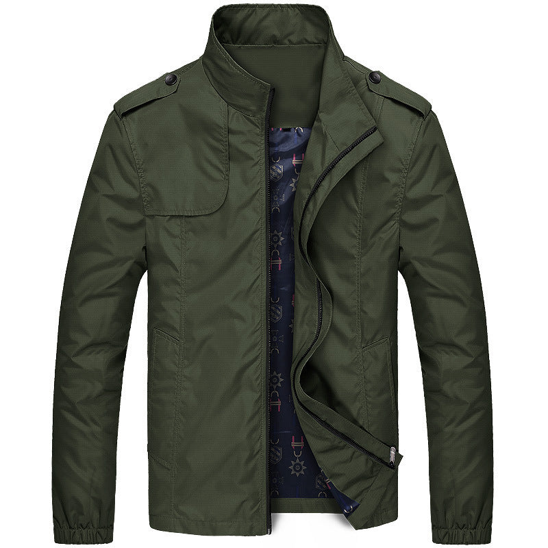 Lune London | Slim Fit Leisure Jacket - Windproof Transitional Jacket with High Collar and Pockets, Modern Design for Everyday and Outdoor Activities