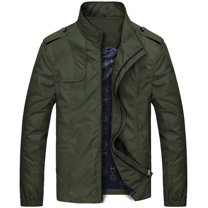 Lune London | Slim Fit Leisure Jacket - Windproof Transitional Jacket with High Collar and Pockets, Modern Design for Everyday and Outdoor Activities