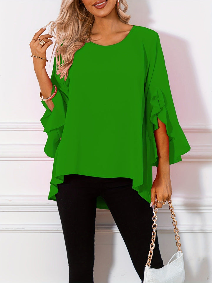 Lune London | Blouse with Round Neckline for Spring