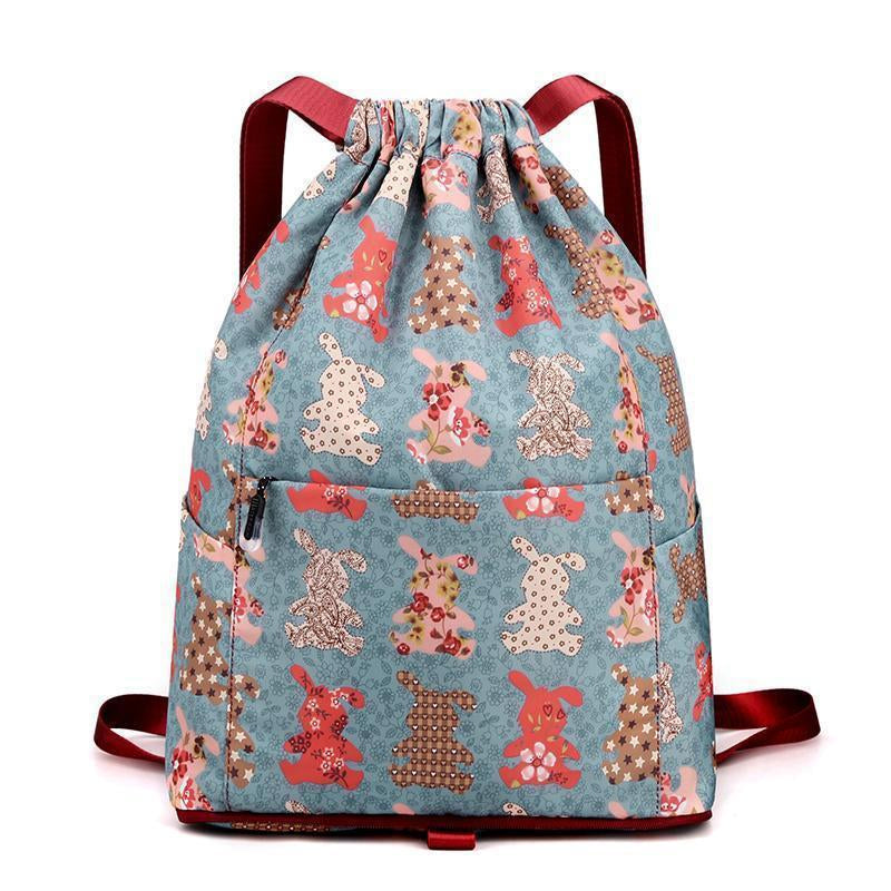 Chic und Stil | Foldable Backpack Large Waterproof Backpack for Folding with Drawstring