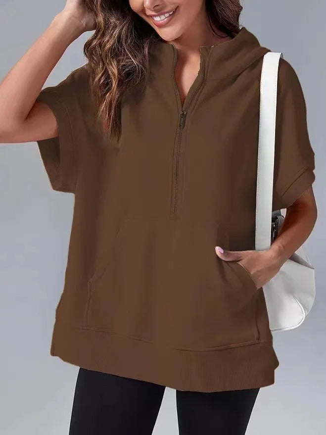 Lune London | Casual Short Sleeve Hoodie