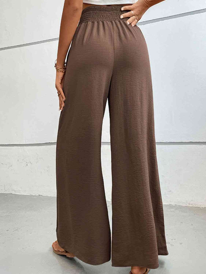 Lune London | Pantalon large avec jambe ample et coupe décontractée