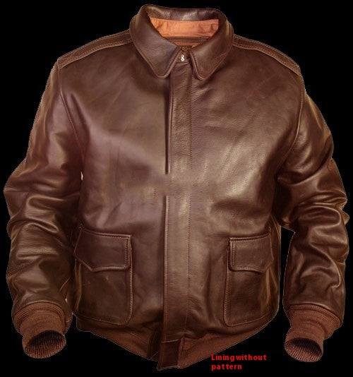 Lune London | Men's Retro Oversized Air Force Leather Coat