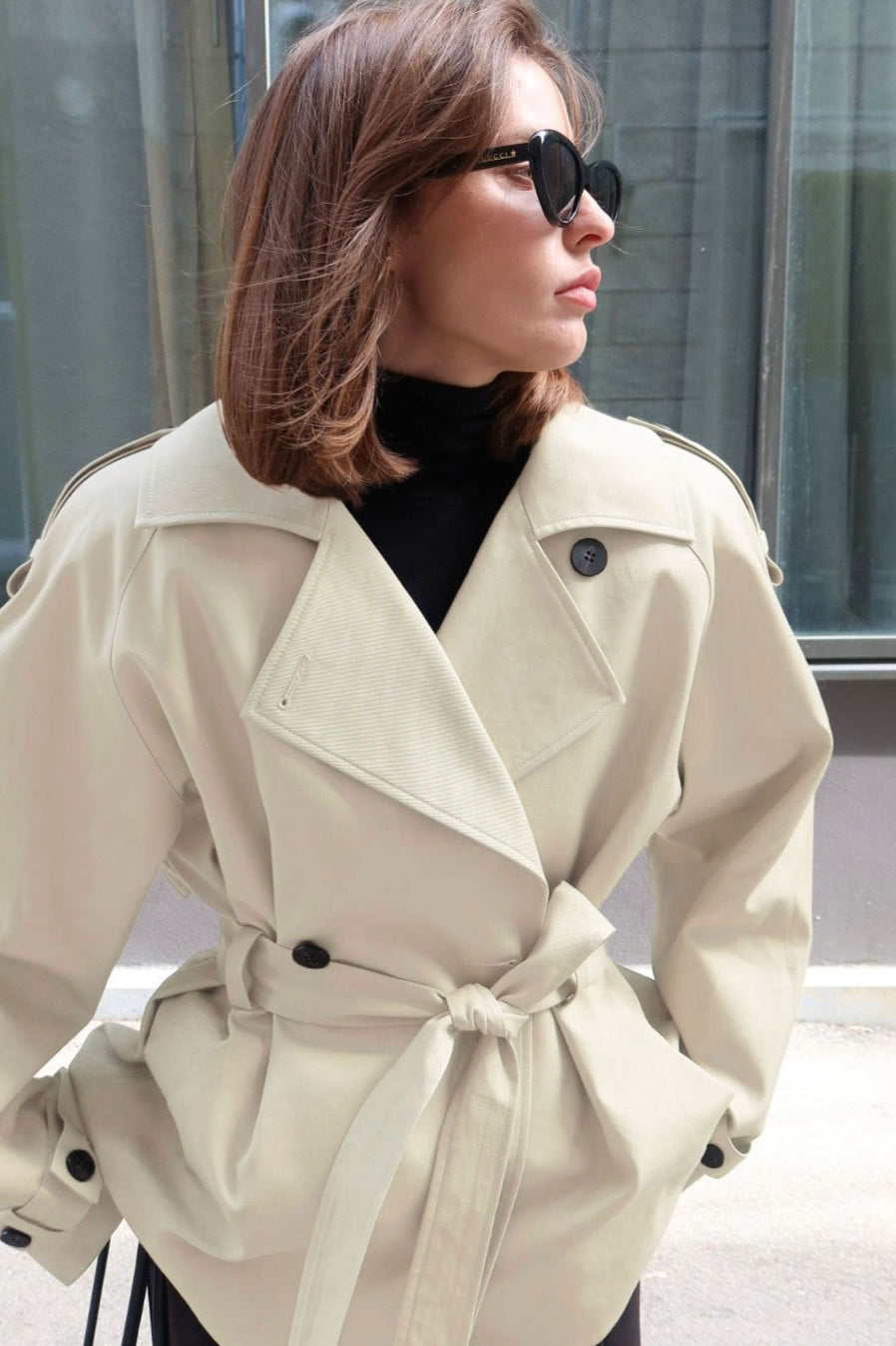 Lune London | Collarless Curly Fit Jacket