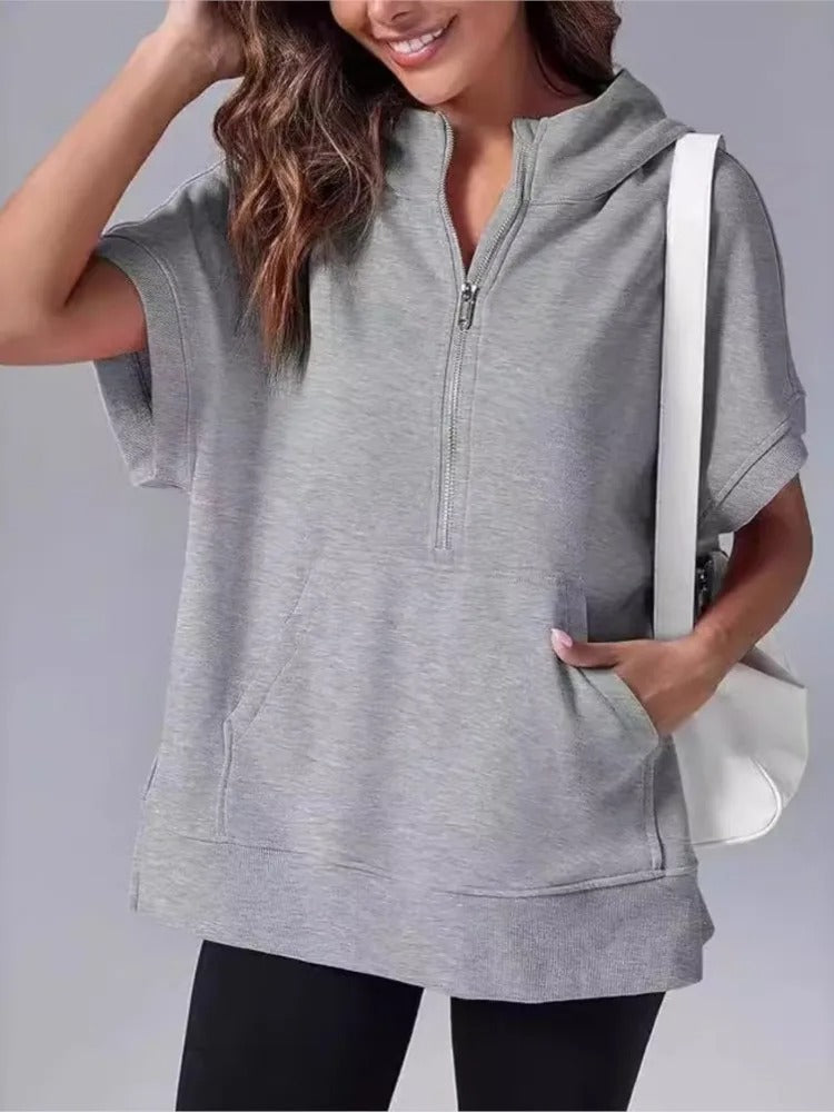 Lune London | Casual Short Sleeve Hoodie