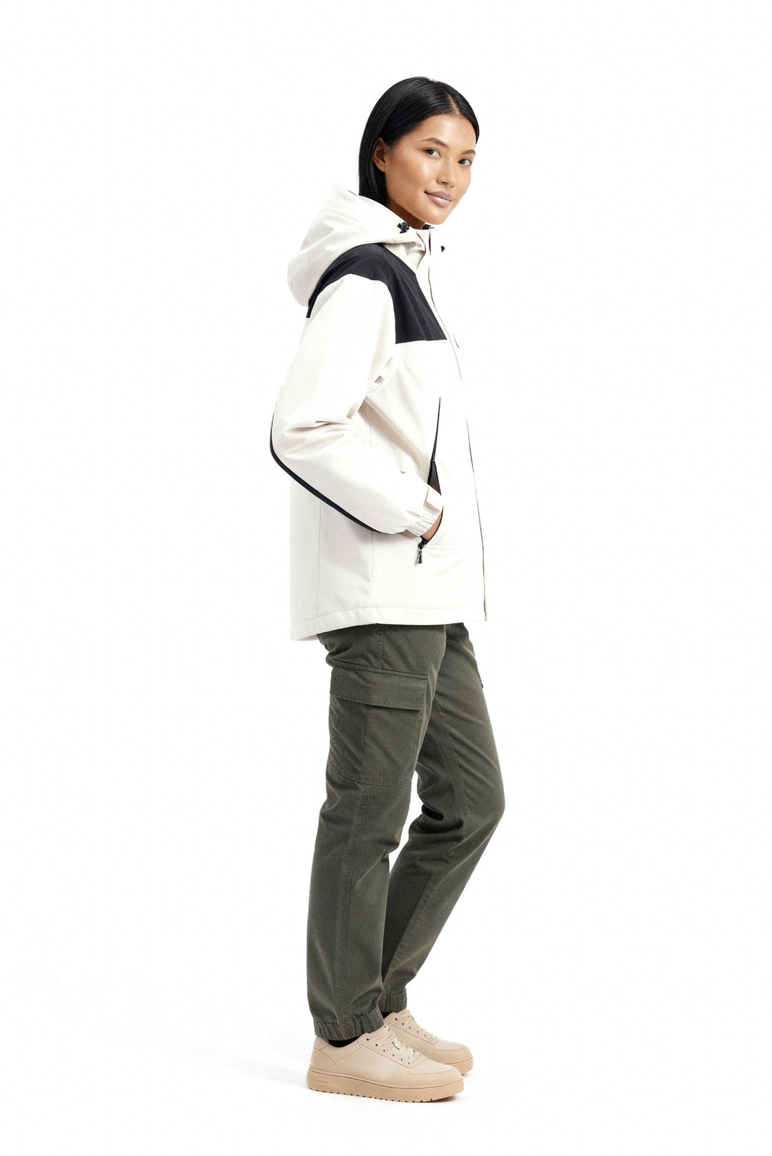 Lune London | 3-In-1 Fleece Winter Jacket with Hood for Women Versatile & Warm