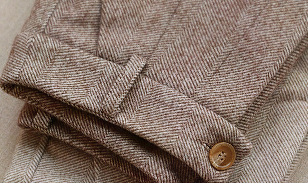 Women’s High-Waist Cotton-Blend Pants with Slim Fit & Decorative Details | Lune London