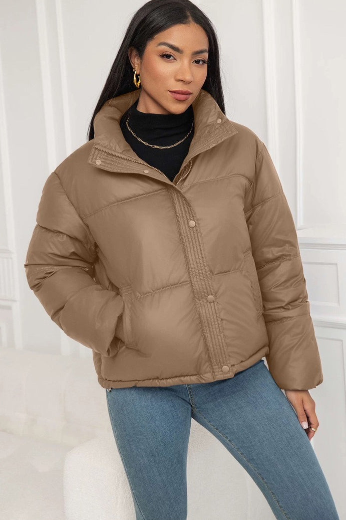 Lune London | Stand-collar puffer coat