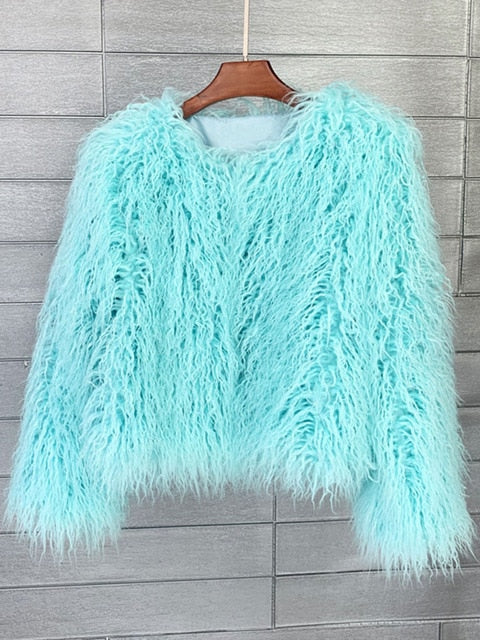 Lune London | Elegant Warmer Faux Fur Coat for Autumn and Winter