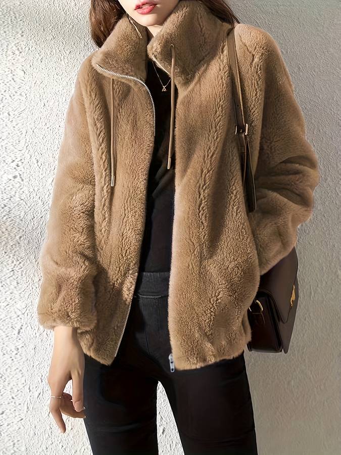 Lune London | Veste en polaire pour femmes avec poches