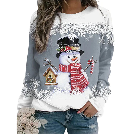Lune London | Sweater with Snowman Pattern for Women