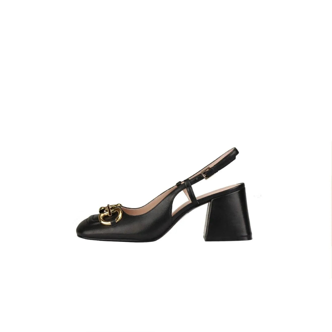Lune London | Women's Retro Shoes with High Heels and Buckle - Timeless Elegance and Style