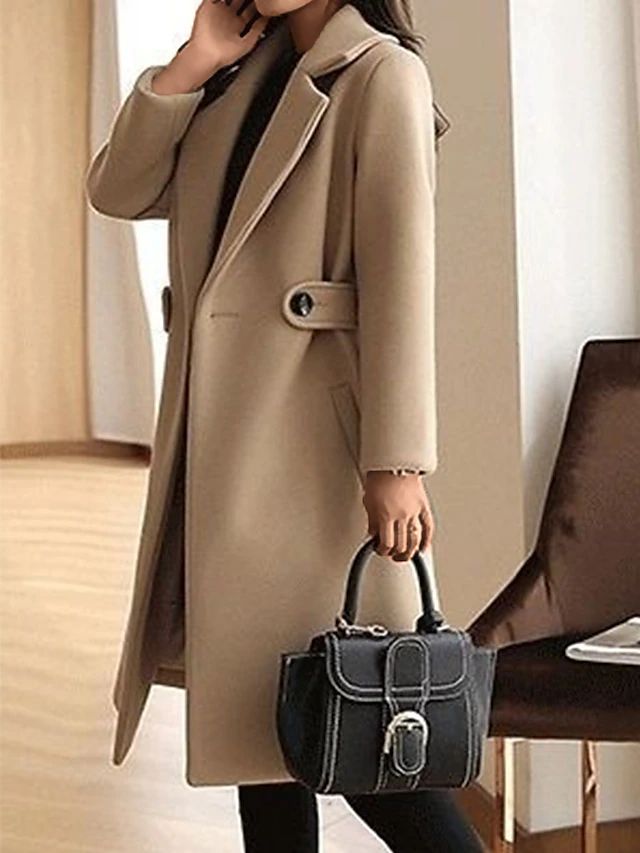 Lune London | Winter Wool Coat Belt Slim