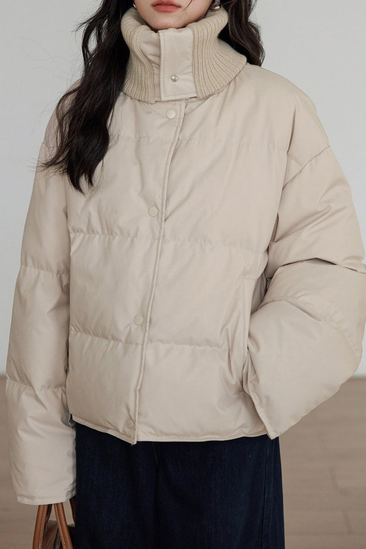 Lune London | Collar White Duck Down Puffer Jacket