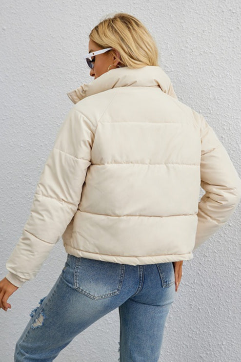 Lune London | Stand Collar Loose Puffer Jacket
