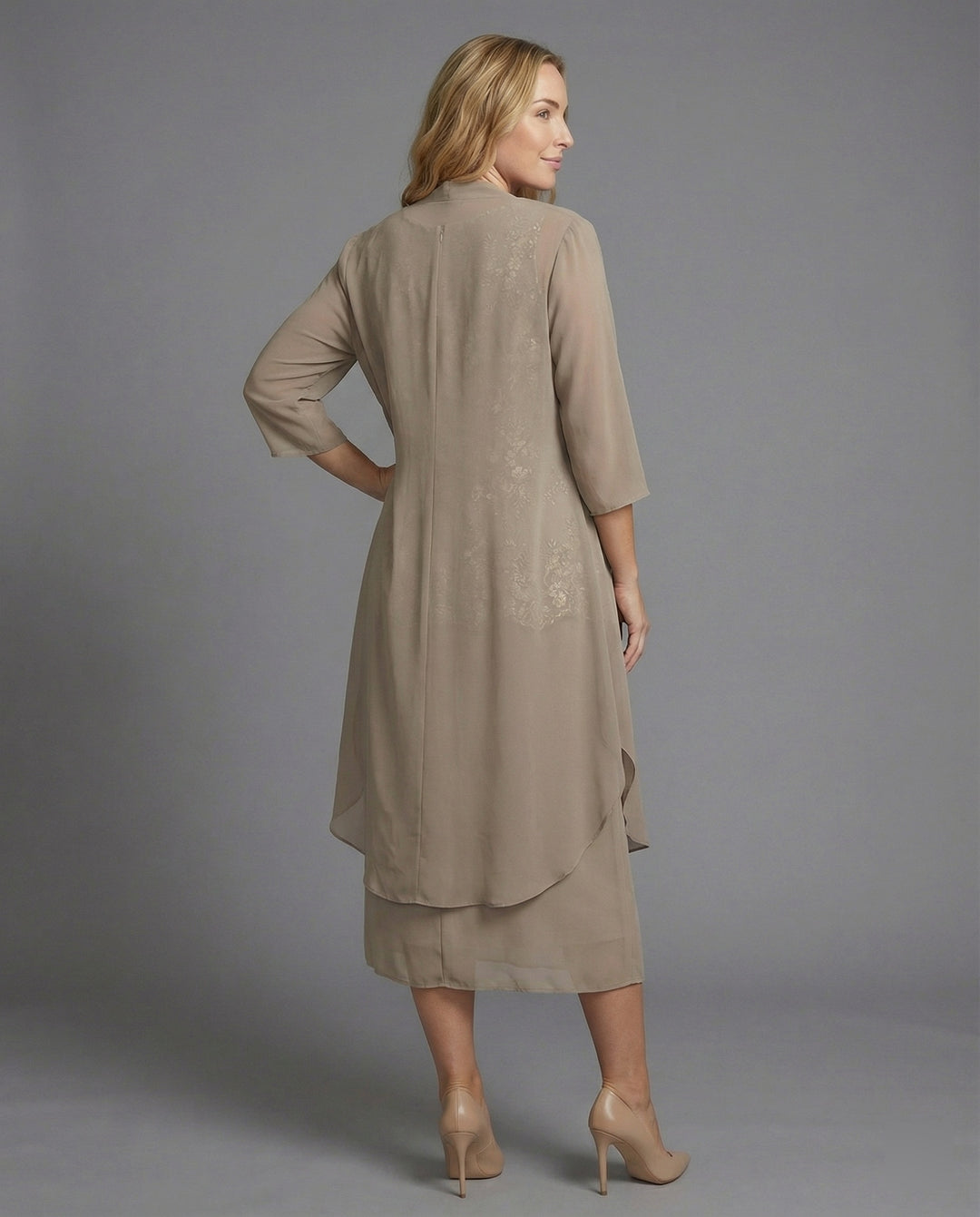 Lune London | Two-Piece Chiffon Dress Elegant Set