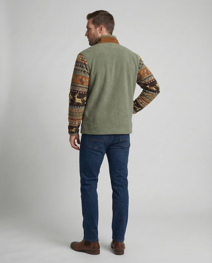 Men’sMerino Fleece Jacket for Outdoor Warmth & Comfort | Lune London
