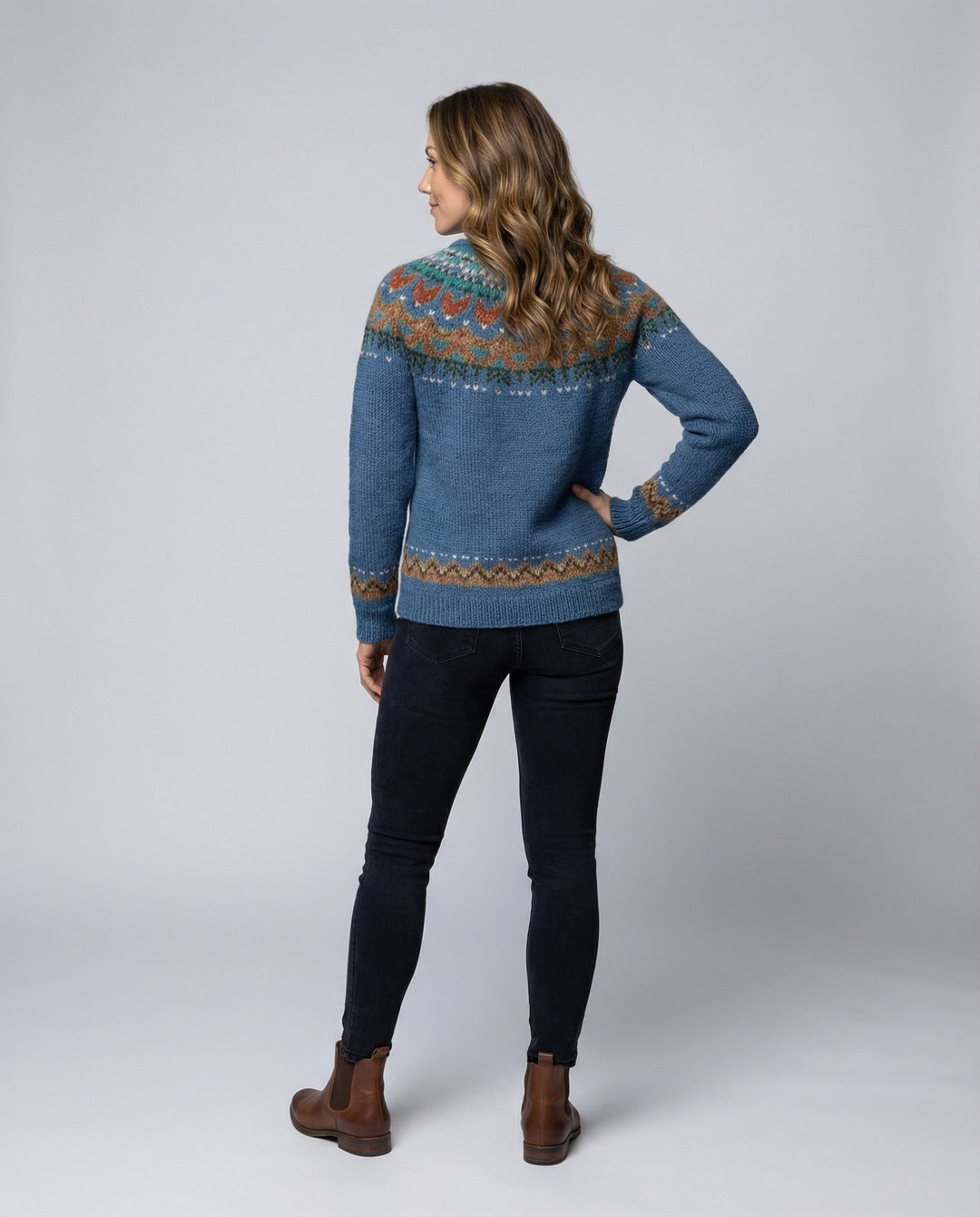 Women’s Vintage Icelandic Knit Sweater mit Premium Comfort | Lune London