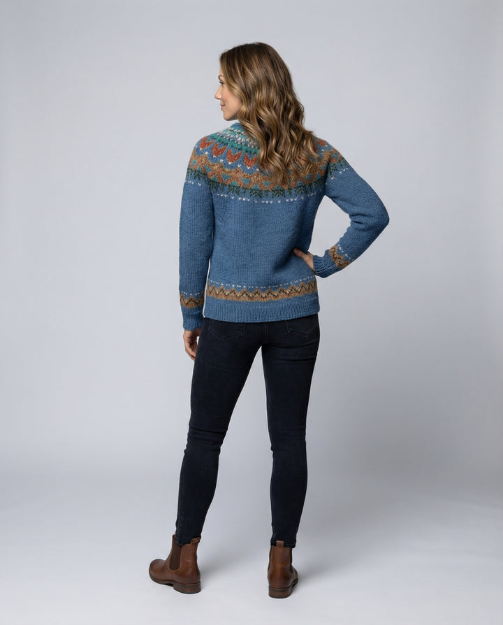 Women’s Vintage Icelandic Knit Sweater mit Premium Comfort | Lune London