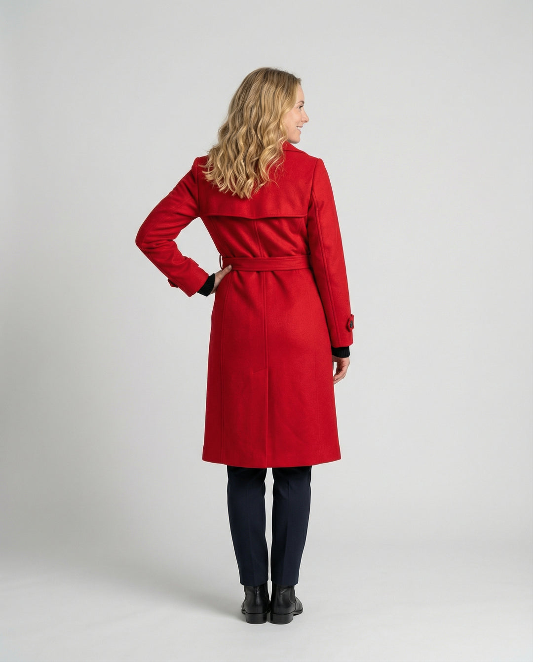 Women’s Wool Coat mit Double-Breasted Fit & Full Length | Lune London