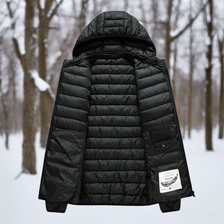 Lune London | Down jacket - Lightweight quilted design - Detachable hood - Windproof and warm