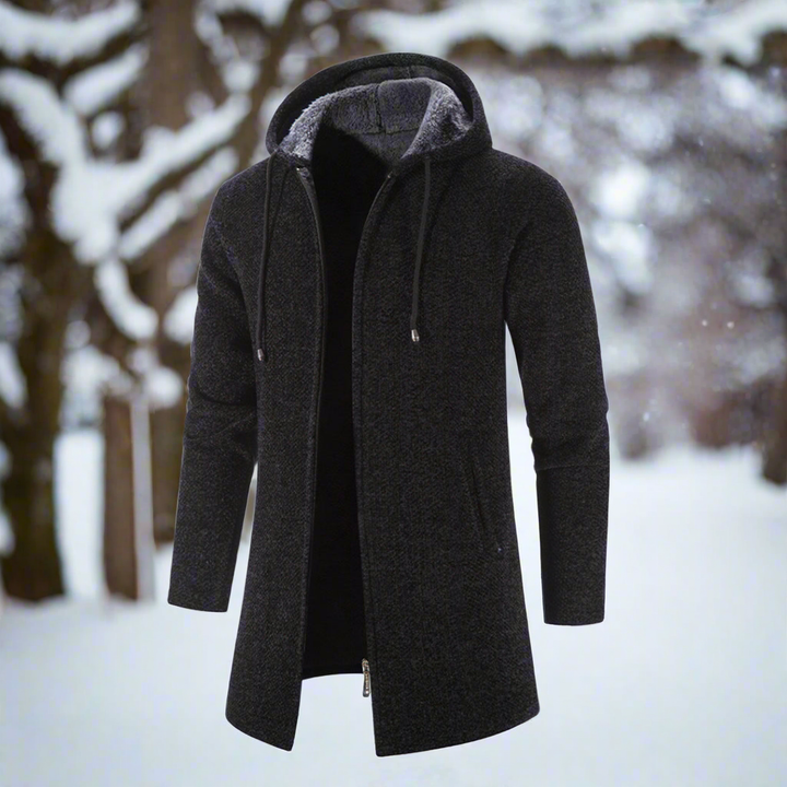 Lune London | Jacket - mid-length - zipper with hood - warm and comfortable