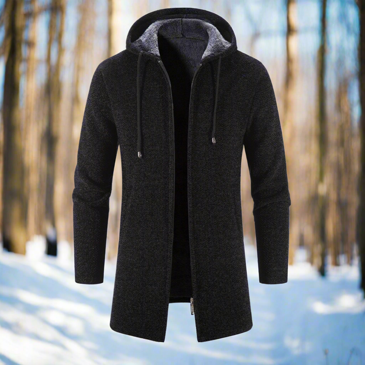 Lune London | Jacket - mid-length - zipper with hood - warm and comfortable