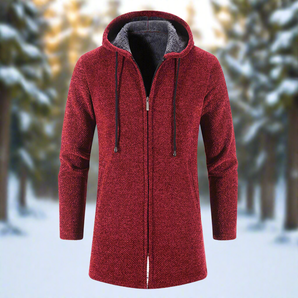 Lune London | Jacket - mid-length - zipper with hood - warm and comfortable
