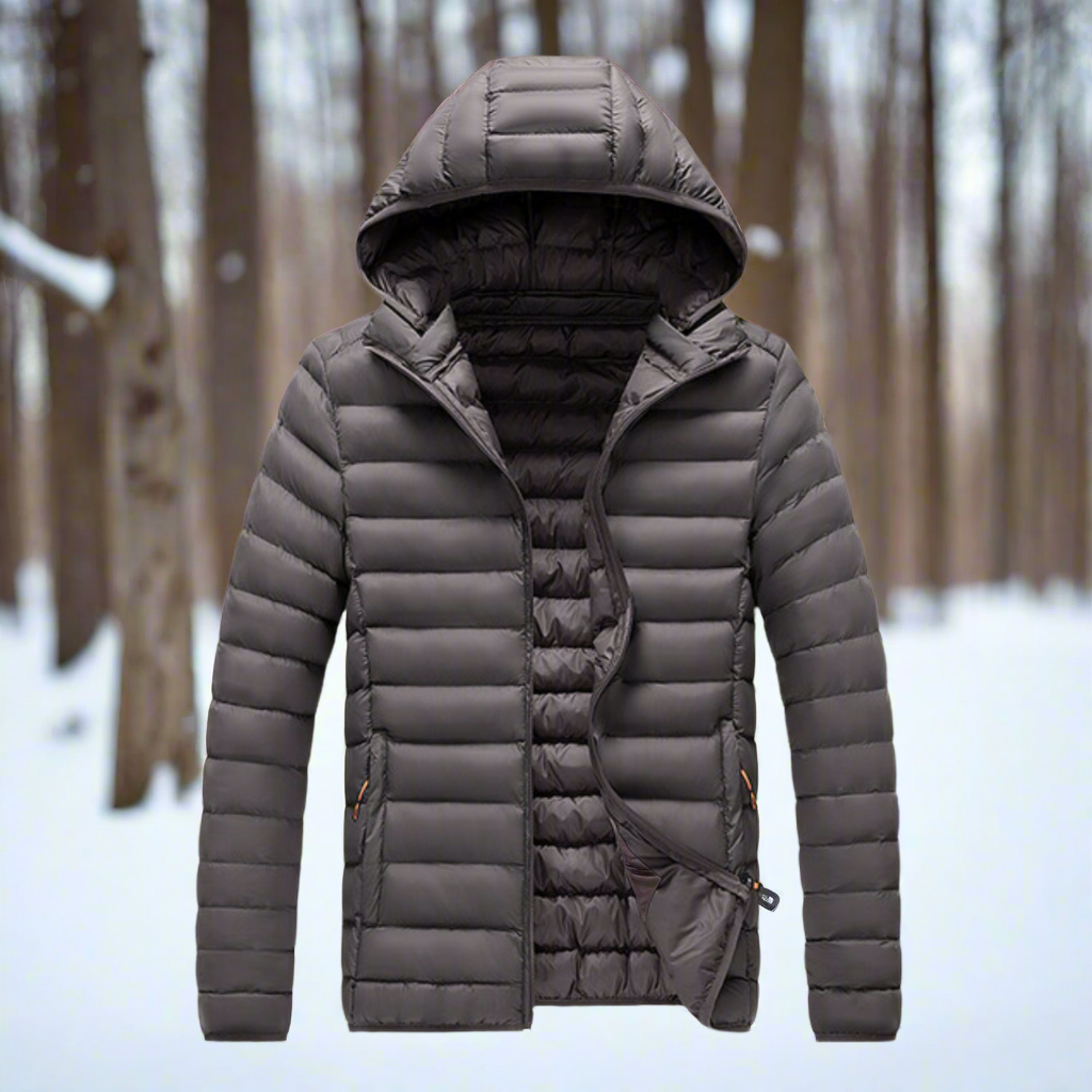 Lune London | Down jacket - Lightweight quilted design - Detachable hood - Windproof and warm