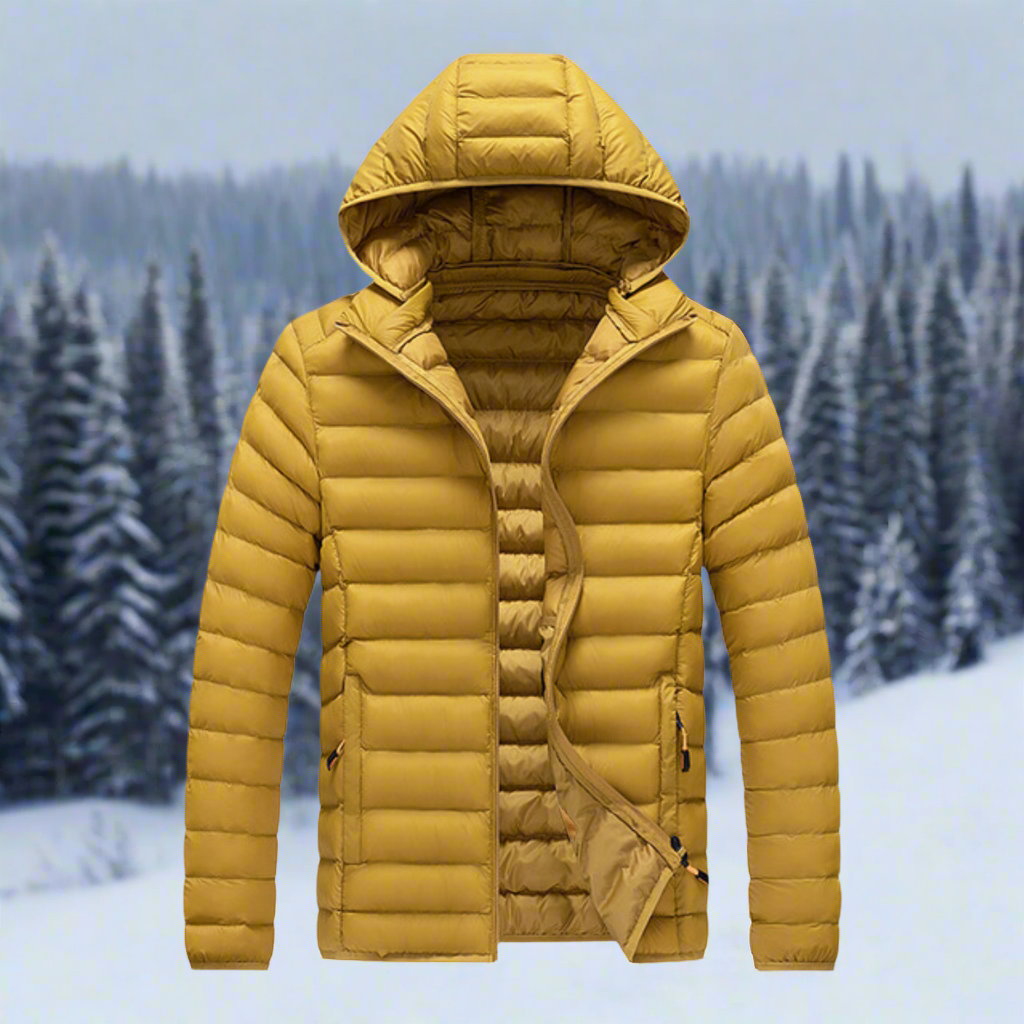 Lune London | Down jacket - Lightweight quilted design - Detachable hood - Windproof and warm