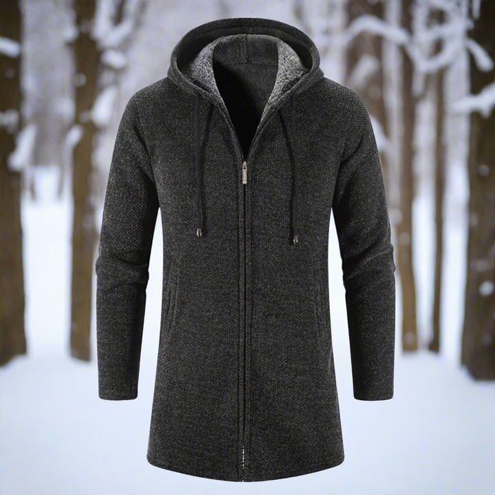 Lune London | Jacket - mid-length - zipper with hood - warm and comfortable