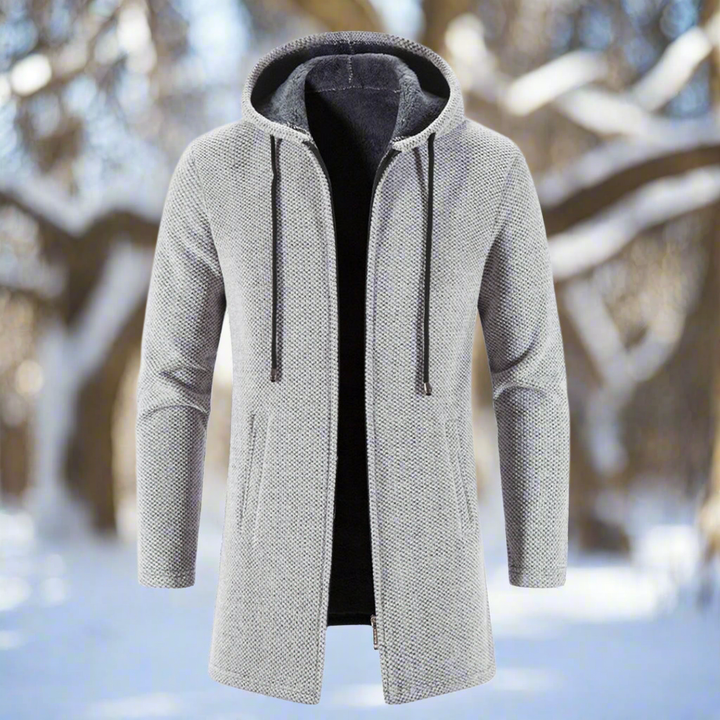 Lune London | Jacket - mid-length - zipper with hood - warm and comfortable