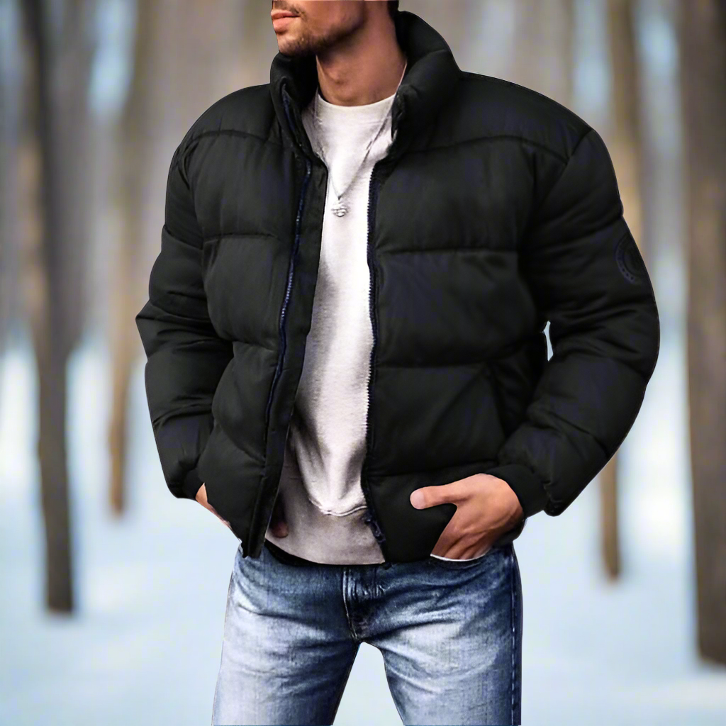 Lune London | Down Jacket - Insulating and Lightweight - High Collar - Quilted Design - Windproof and Warm