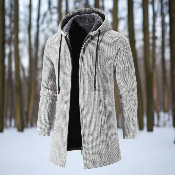 Lune London | Jacket - mid-length - zipper with hood - warm and comfortable