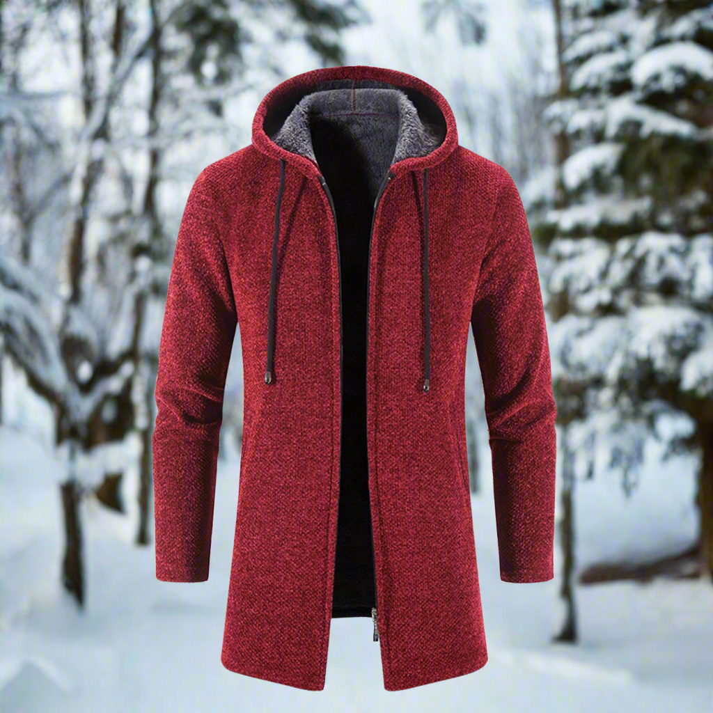 Lune London | Jacket - mid-length - zipper with hood - warm and comfortable