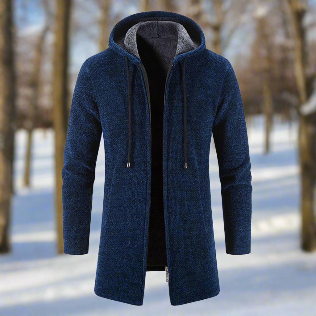 Lune London | Jacket - mid-length - zipper with hood - warm and comfortable