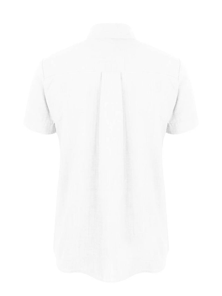 Chic und Stil | Classic Casual Short Sleeve Shirt with Buttons for Men
