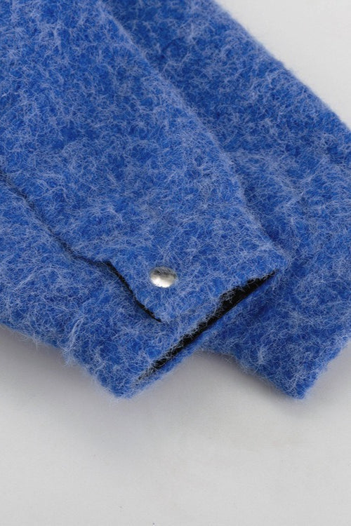 Lune London | Sleeve Blue Wool Jacket