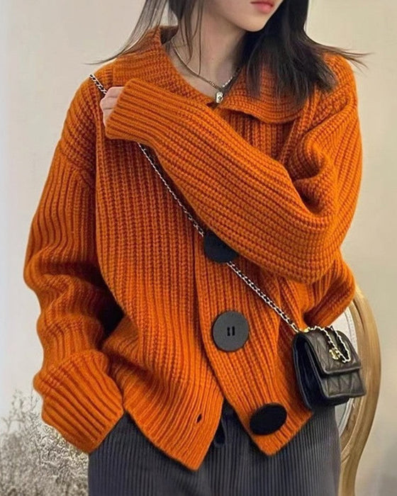 Lune London | Cardigan with large buttons for women