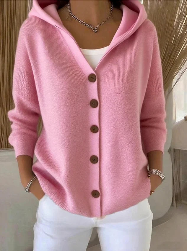 Lune London | Cozy women's cotton cardigan with long sleeves