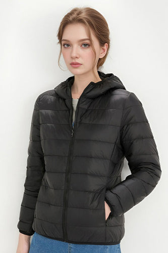 Lune London | Slim Fit Hooded Puffer Jacket
