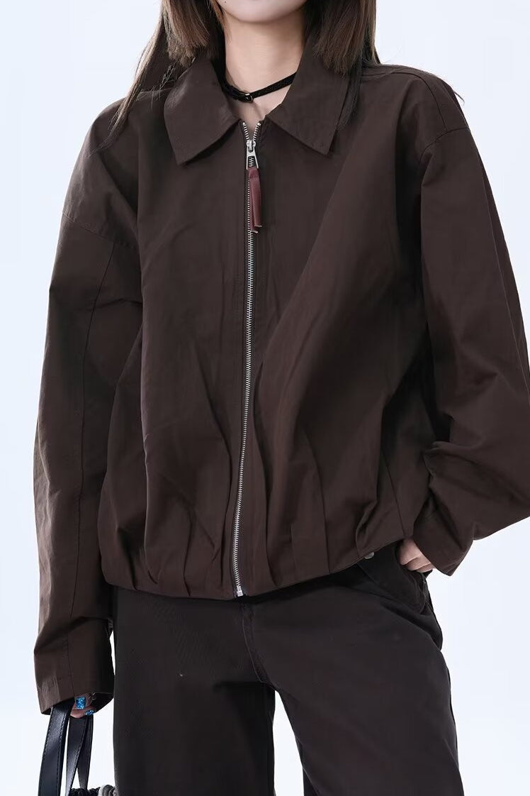 Lune London | Faux Leather Relaxed Jacket