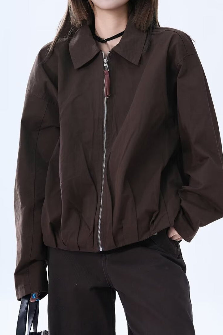 Lune London | Faux Leather Relaxed Jacket