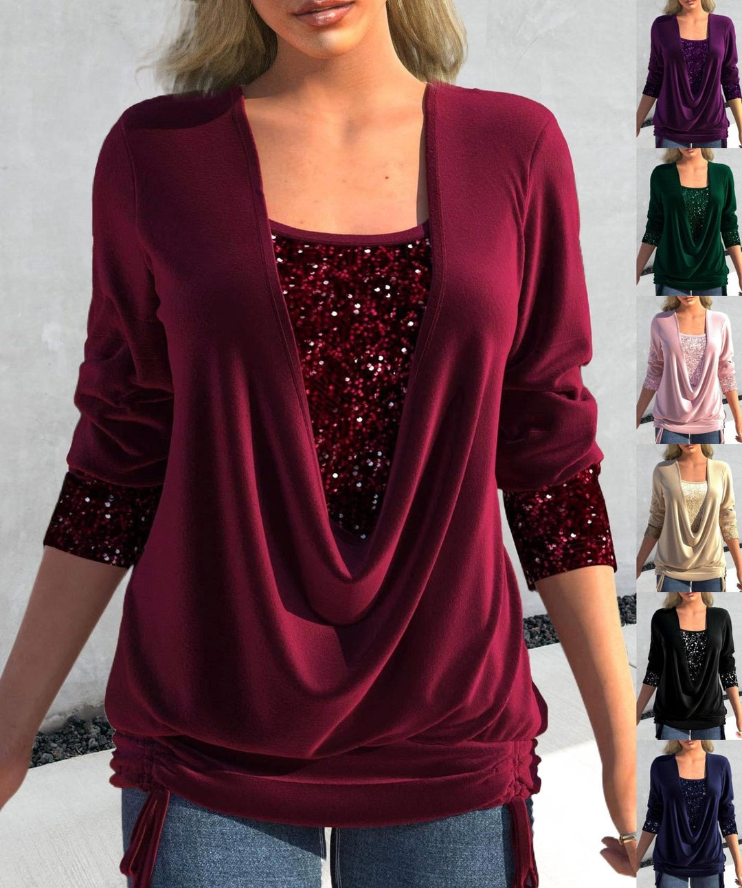 Lune London | Glitter Sequins Top