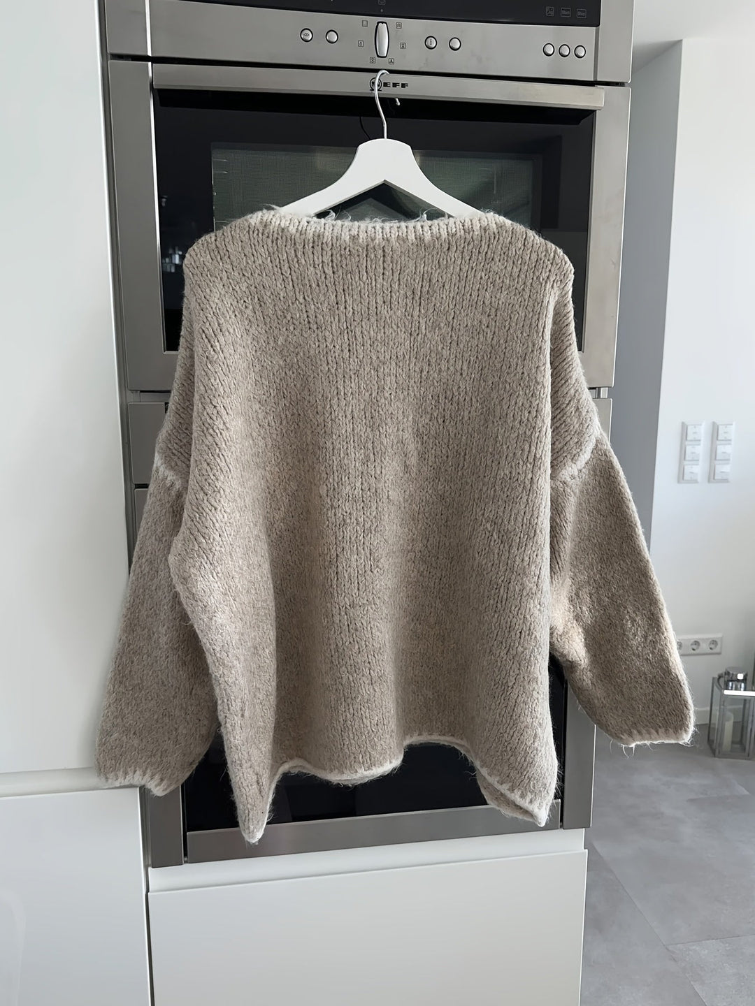 Lune London | Loose Knit Sweater Soft and Cozy Unique Crochet Details