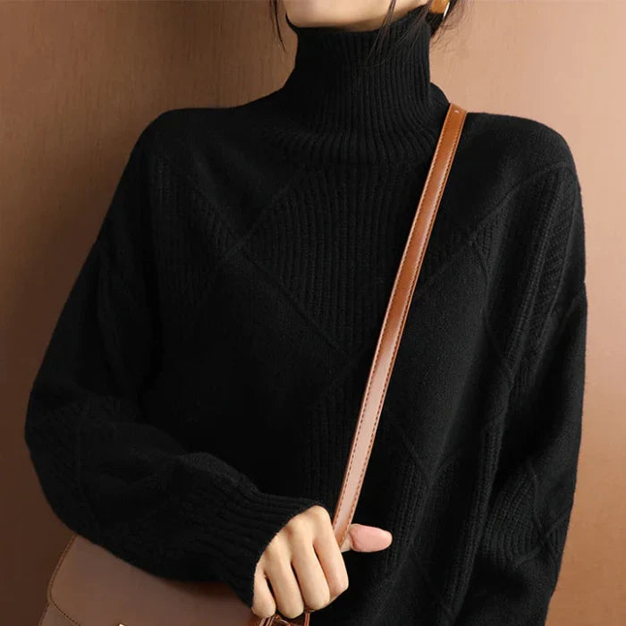 Lune London | European style diamond neck sweater