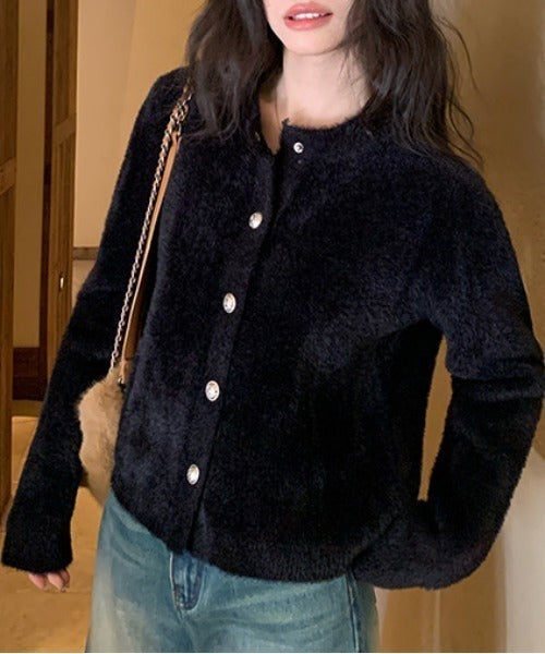 Lune London | Knitted Cardigan with Button Placket